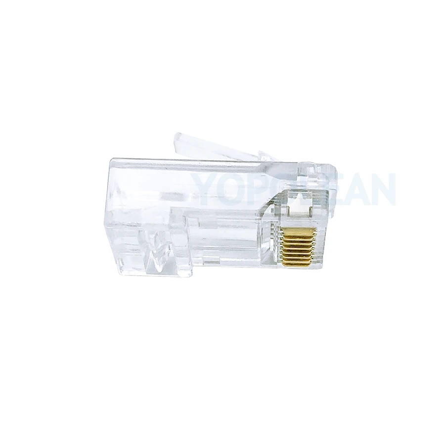50 шт./лот RJ45 кошка 5E Cat 6 сетевой модульный разъем 8P8C CAT5E CAT6 Ethernet кабель