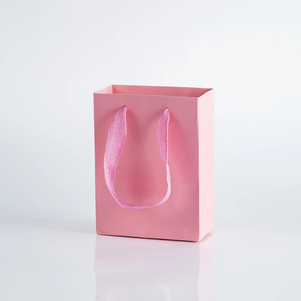 

10 упаковок, сине-белые подарочные бумажные пакеты с ленточной веревкой, крафт-ручкой, бумажный пакет для покупок, 14x7x15 см, упаковка для фаст-фуда