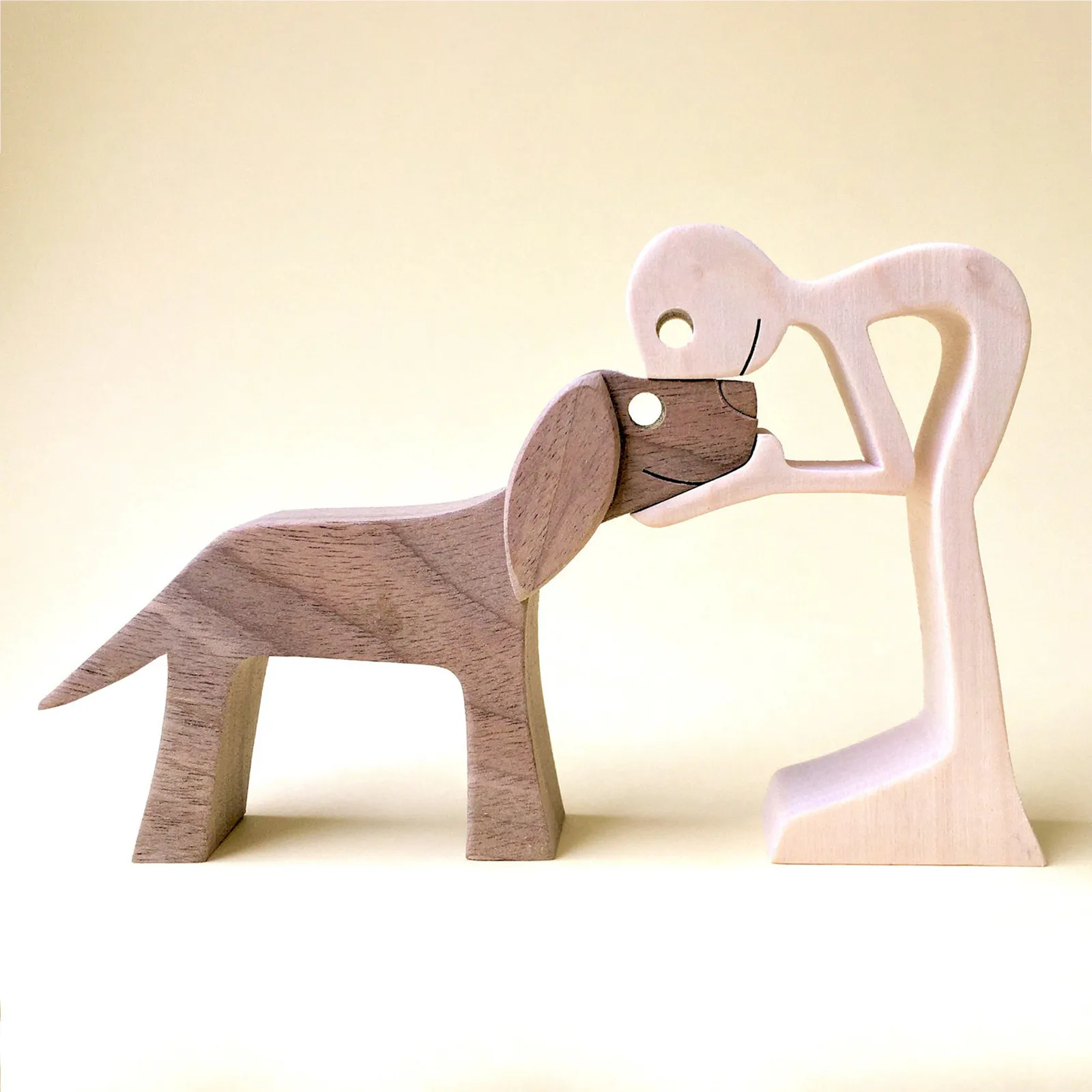 

Деревянная резьба по дереву для щенков, креативный подарок для любителей домашних животных, деревянные блоки-головоломки, игрушки для дете...