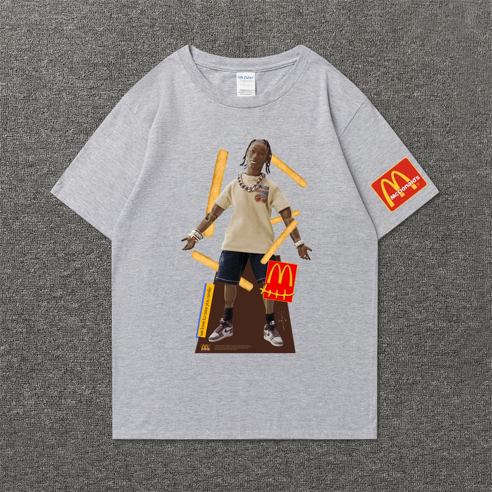 Футболка Мужская/Женская хлопковая с принтом Кактус-Джек |