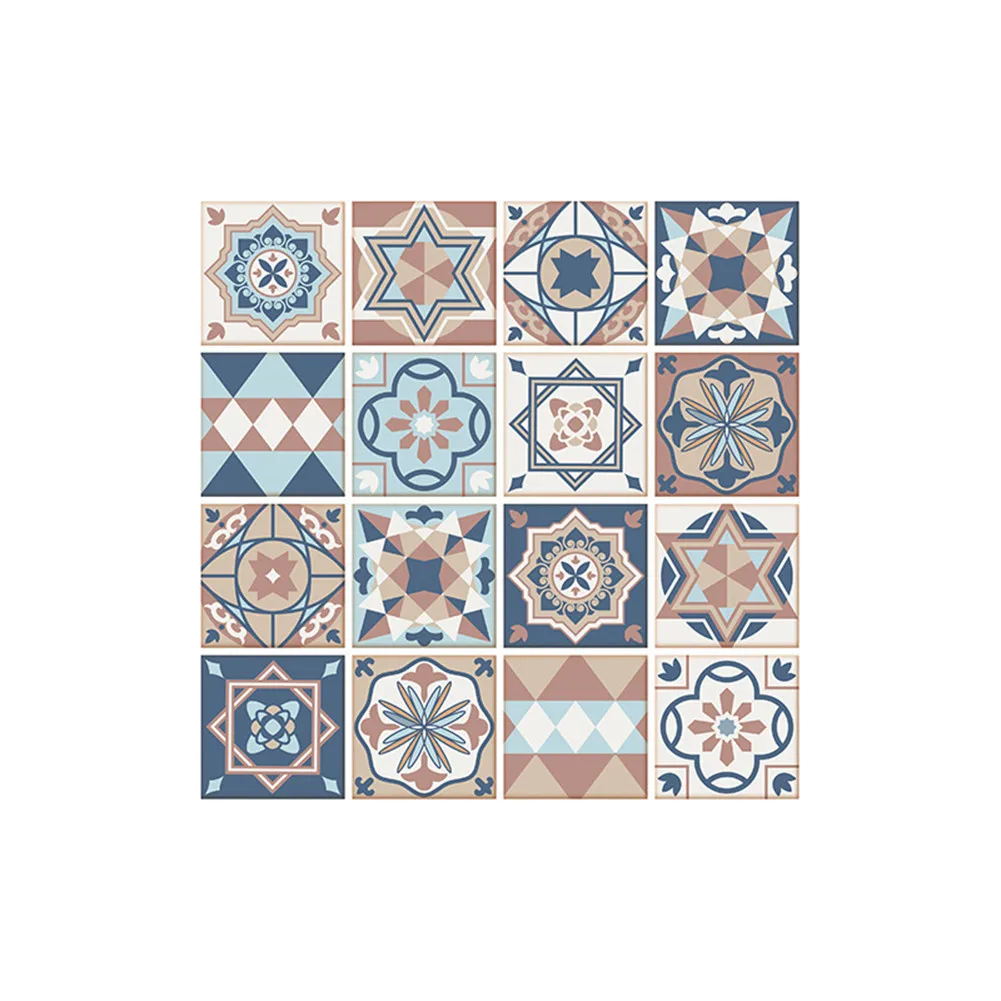 

6 Pcs Wall Sticker Mosaic Tile Sticker Decal Bathroom Kitchen Wall Splashback For Home Decoration Accessories
