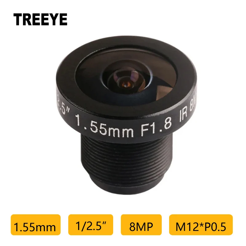 

Объектив «рыбий глаз» TREEYE 4K 8Мп для видеонаблюдения