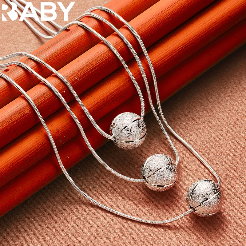 Женская цепочка-змейка из серебра 925 пробы 18 дюймов