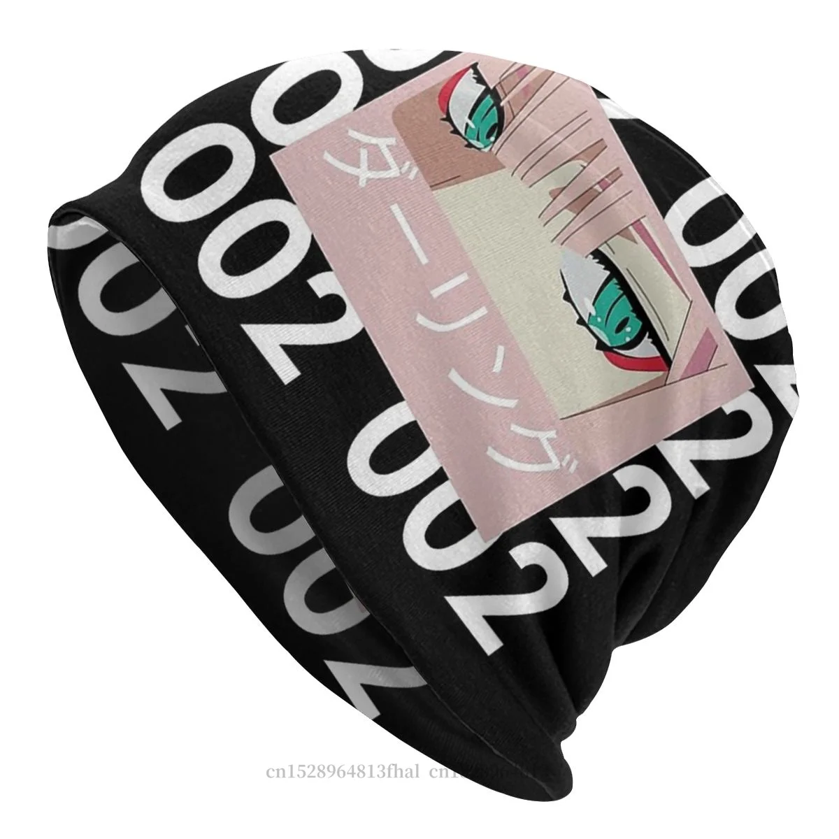

Дорогой в FRANXX шапки шапочки шапки шапка Zero Two Eyes зимняя теплая шапочка