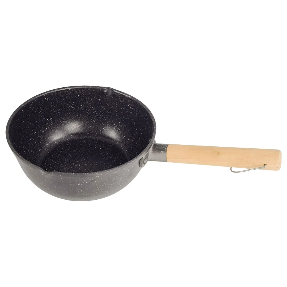 

Metal Sauce Pan Non-stick Saucepan Pans Handle Soup Pot Kitchen Milk Food Bowl Noodle