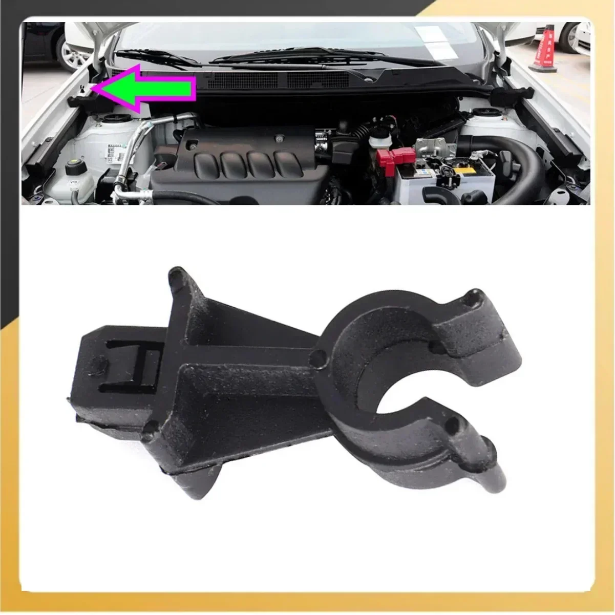 

Зажим для поддержки капота для Nissan Dualis J10 2006-2013 Qashqai/Qashqai+2 J10 Xterra 2005-2013 65722-EB300