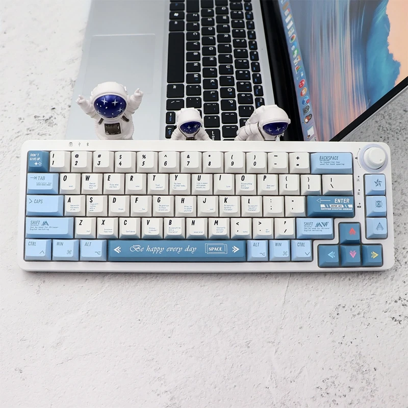 

136 Keys Customized Programmer Key Cap PBT Dye Subbed Keycap Cherry Profile Key Cover for Mechanical Keyboard DZ60 GK61 B36A