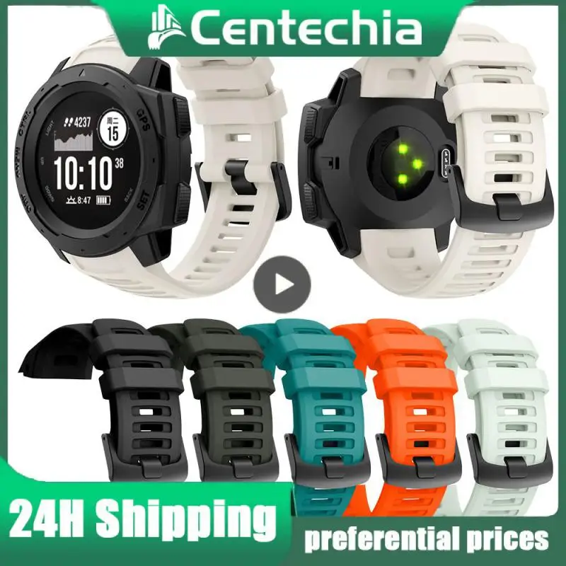 

Silicone Strap For Garmin Instinct Smart Watch Band Replacement Wristband Bracelet For Garmin Instinct Smart Sport Accessories