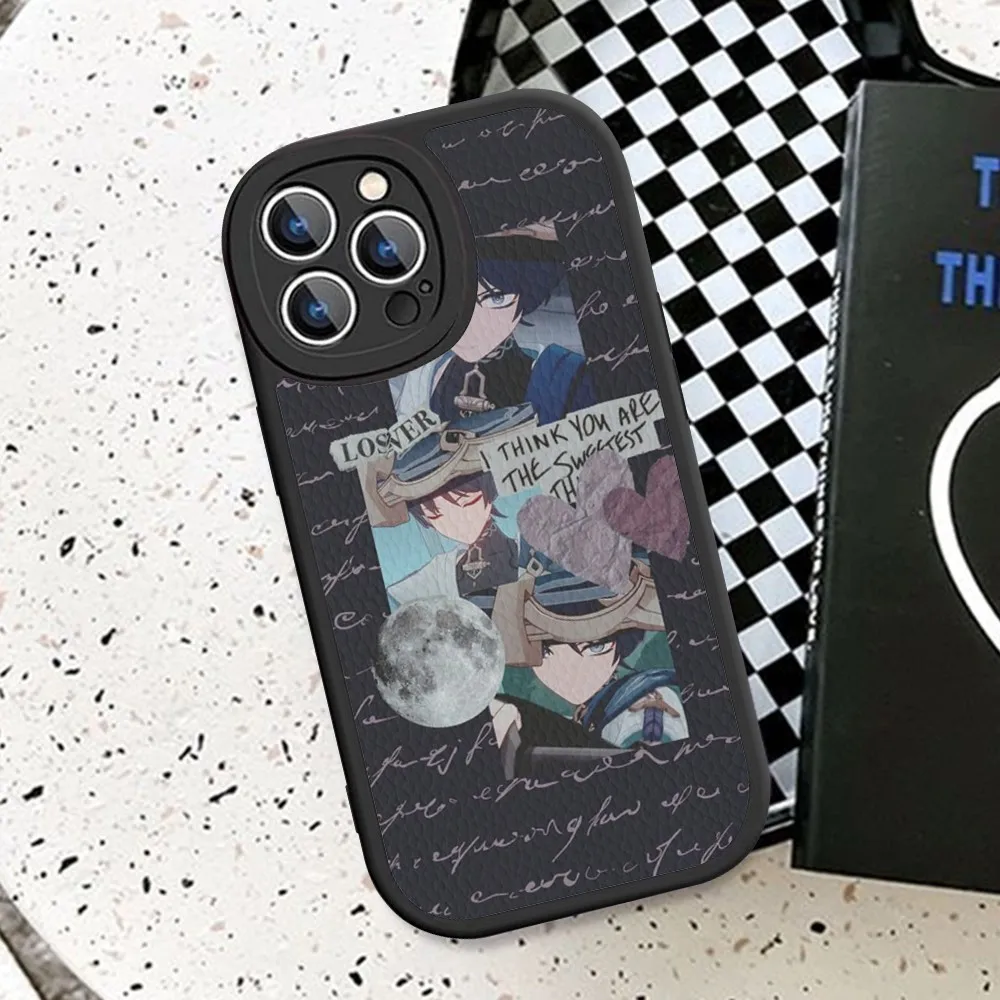 Чехол для телефона Genshin Impact Wanderer из жесткой кожи iPhone 14 13 12 Mini 11 Pro Max Xs X Xr 7 8 Plus 6 6s