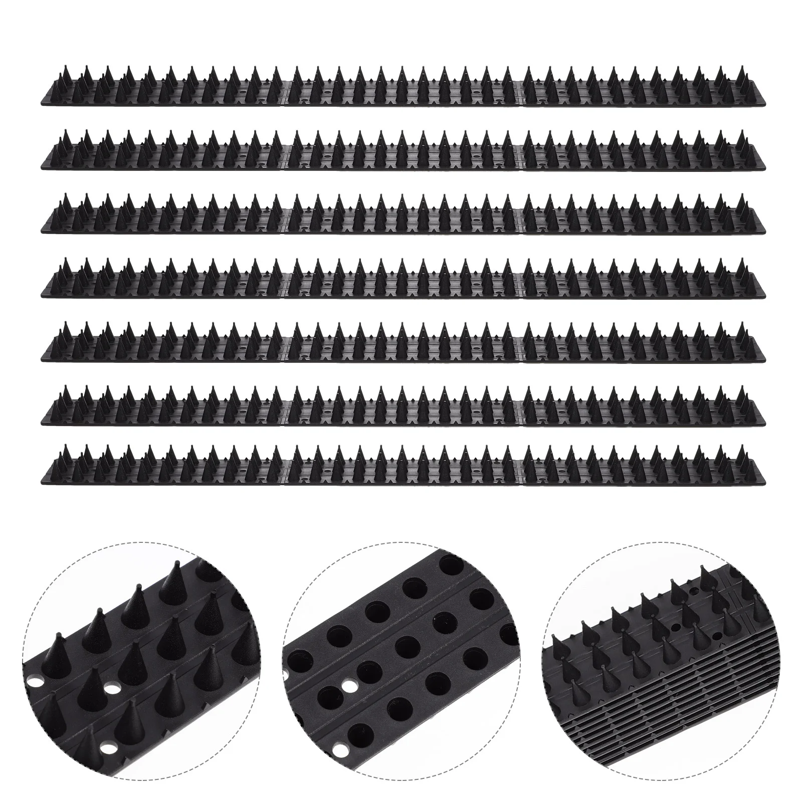 

10 Pcs Bird-repellent Spikes Plastic Cats Repellent Spikes Pigeon Prevention Spikes