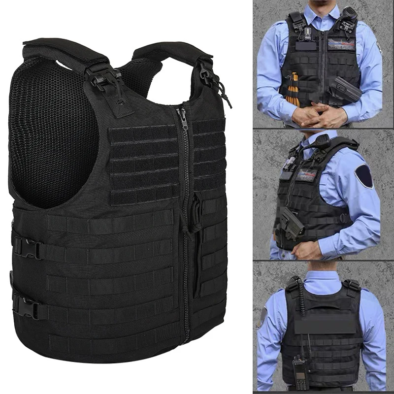 1000D Tactical Military Vest MOLLE Quick Release Weight Plate Carrier Airsoft Combat Vest Outdoor Hunting Training Body Armor