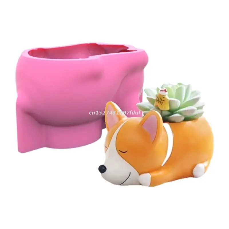 

Concrete Flowerpot Mold Animals Shape Animal Shape Cement Container Silicone Mold Succulent Planter Concrete Vase Mold