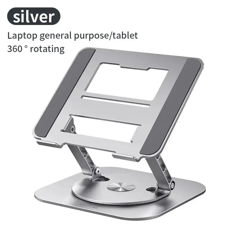 

Notebook Holder Foldable 360 Rotating Base Laptop Stand For Pc Ipad Cooling Dock Tablet Compatible with 10-17.3" Laptop Stand