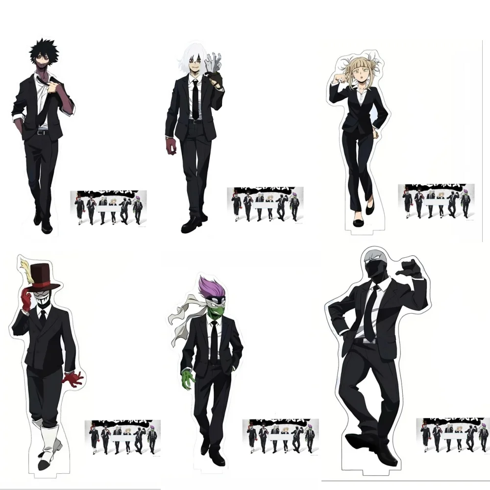 Аниме My Hero Academia 15 см Midoriya Izuku Toga Himiko Kirishima Eijirou Todoroki Shouto акриловая подставка модель