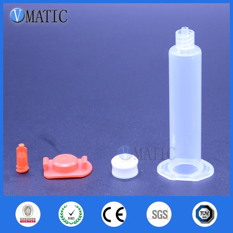 

Free Shipping 30cc/ml Clear Adhesive Air Pneumatic Dispense Syringe Sets Barrel,Piston,End Cover,Tip Cap Stopper 500Sets