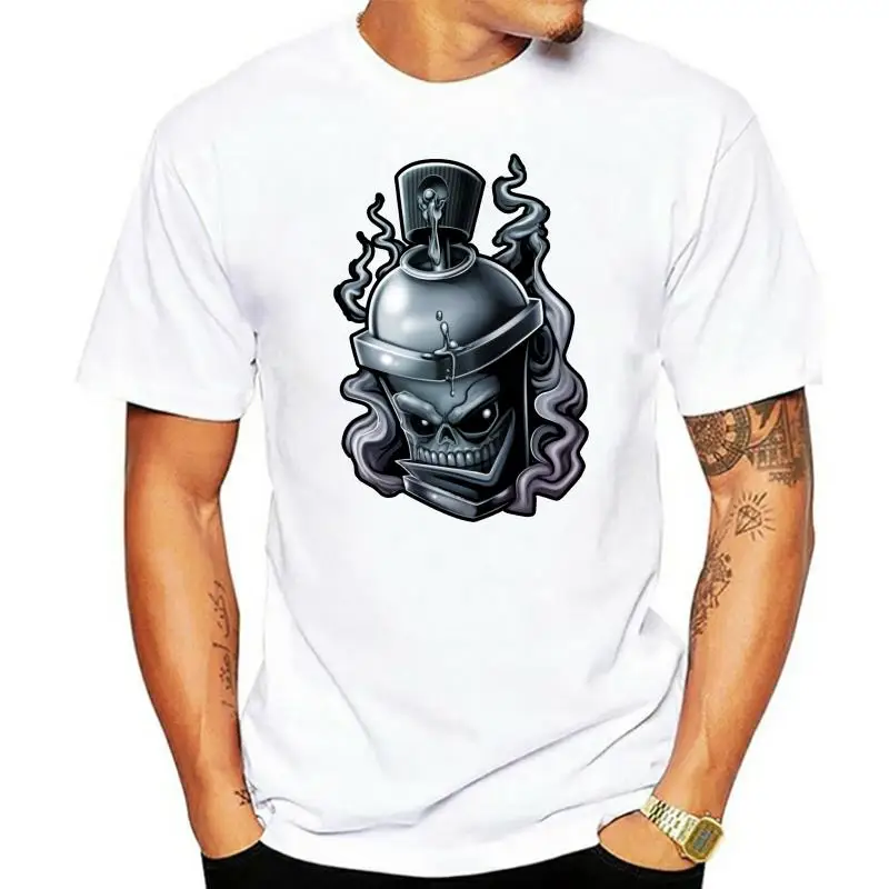 

Футболка мужская с принтом черепа, 2022 хлопок, 100% хлопок