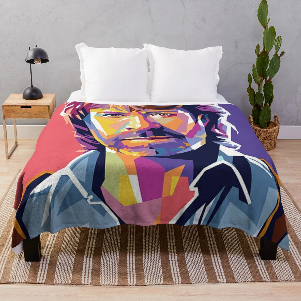 

Chuck Norris Mosaic Throw Blanket decorative sofa blanket Thin wadding blanket