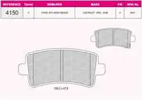 

Store code: 4150 rear brake pad INSIGNIA A 09 17