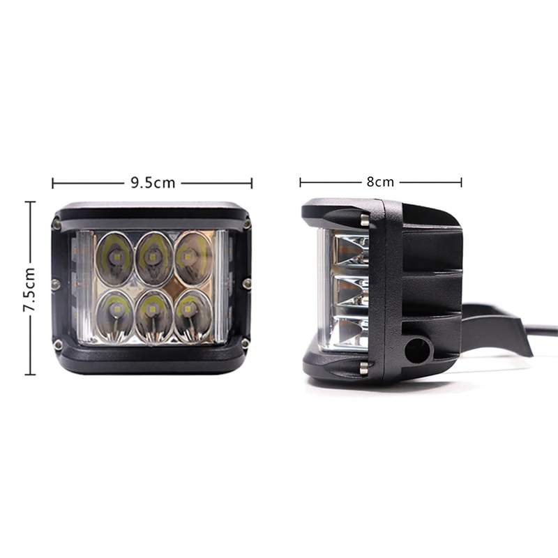 Двусторонний светодиодный рабочий фонарь мощностью 45 Вт для грузовиков и