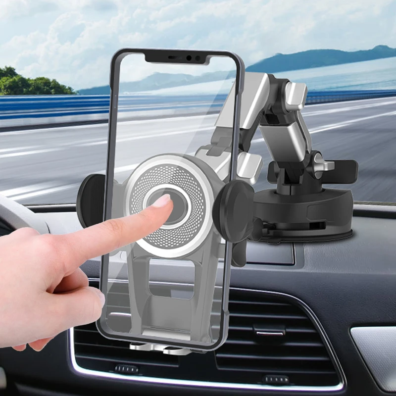 Car Phone Holder Mount Suction Cup Dashboard Windshield Universal Cell Phone Holder Stand Strong Suction Car Mount for Truck SUV