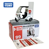 takara tomy tomica scale 139 pizza la delivery bike 99 alloy diecast metal car model vehicle toys gifts collections