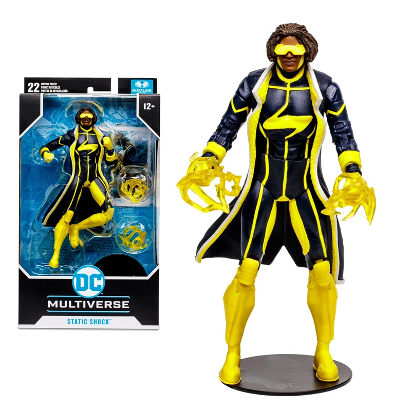 

Original McFarlane Toys DC Multiverse 7-inch Static Shock (NEW52) Action Figure Model Collectible Toy Birthday Gift