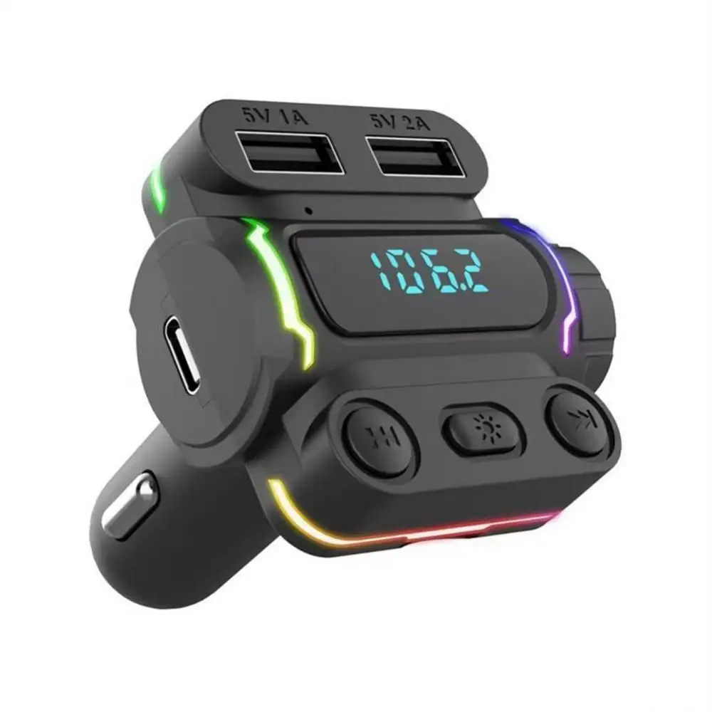 

Bluetooth 5.0 FM Transmitter Handsfree Car Radio Modulator MP3 Player With 20W USB Super Quick Charge Adapter for Car