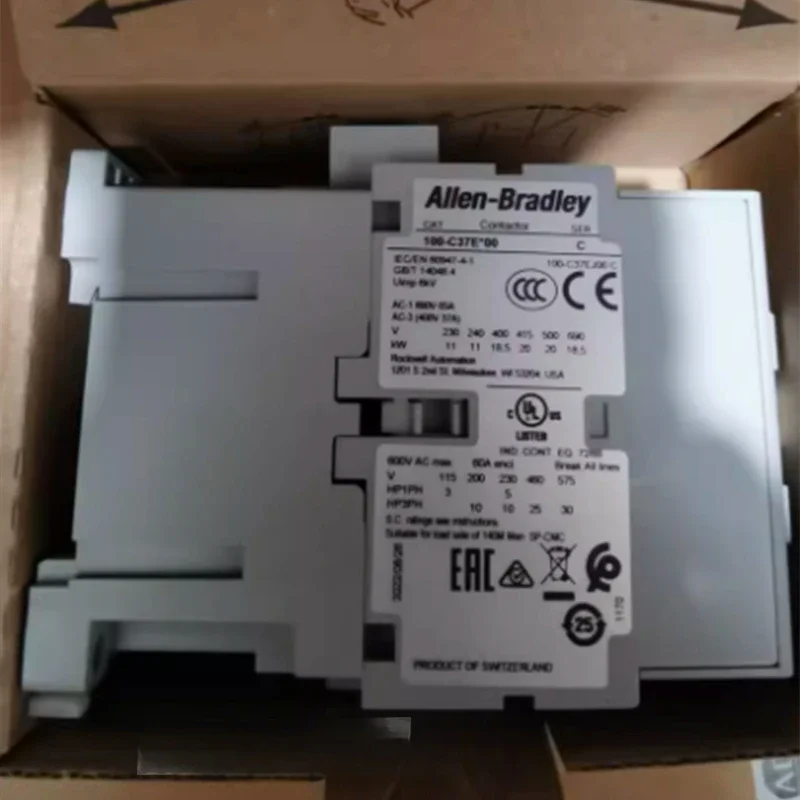 Оригинальный американский контактор Allen-Bradley AB 100-C37E*00 AC24V AC110V AC220V