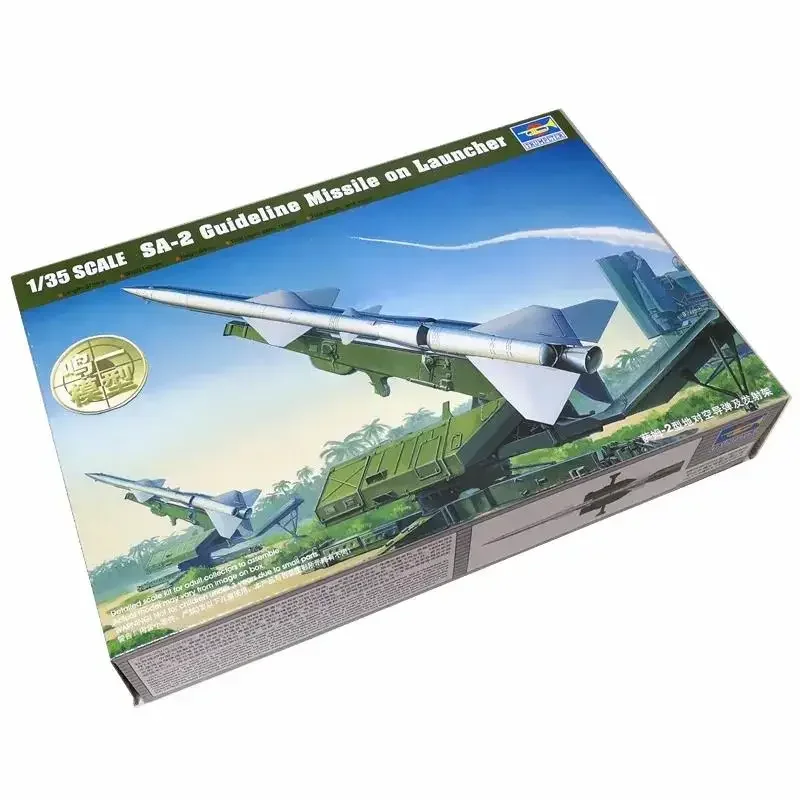 Фото Trumpeter 00206 Статическая игрушка для хобби для взрослых «сделай сам» — 1/35 SA-2, набор военной сборки ракетной установки №1