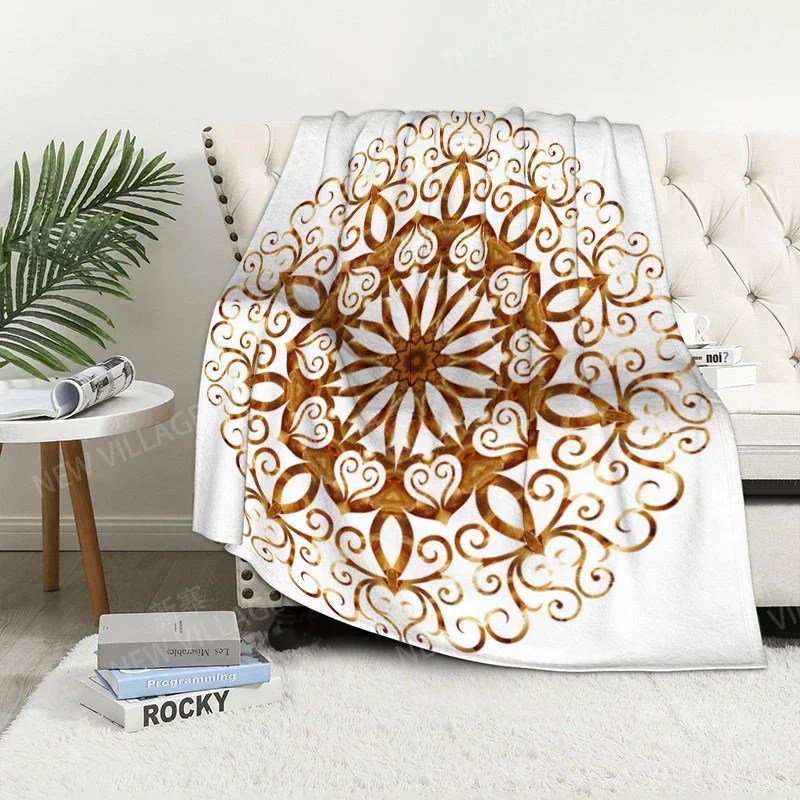 Теплое плед одеяло флис