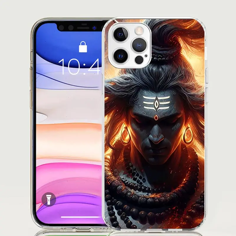 Чехол для телефона Lord Shiva Hindu God Buddha India Apple iPhone 16 15 14 13 12 11 Pro Max XS X 7 + 8 Plus SE с мягким