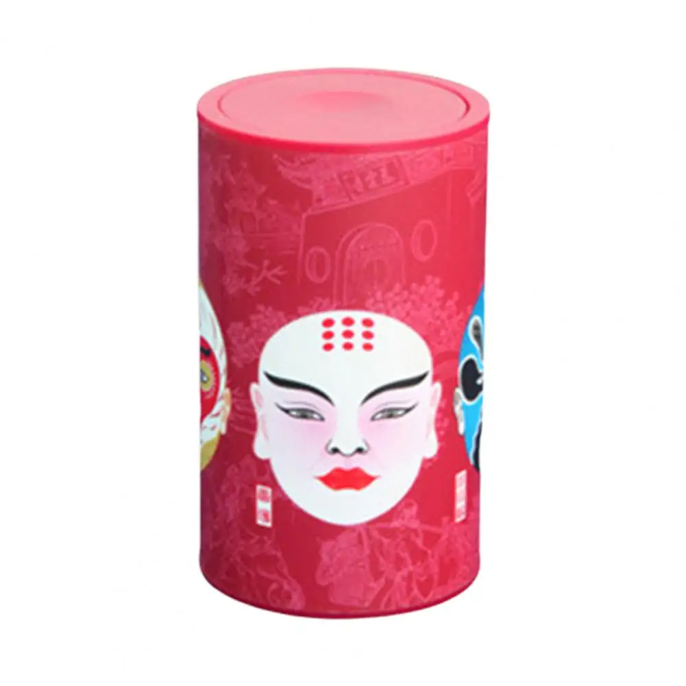 

Toothpick Holder Chinese Style Automatic ABS Chinese Opera Face Pattern Toothpick Dispenser for Toothpick Toothpick Holders