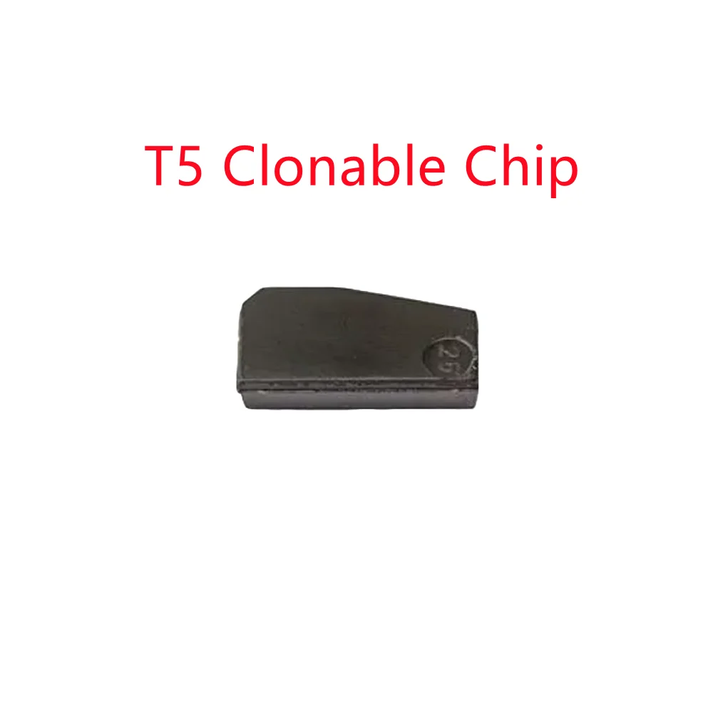 

10pcs/lot New ID T5-20 Transponder Chip Blank Carbon T5 Cloneable Chip for Car Key Cemamic T5 Chip