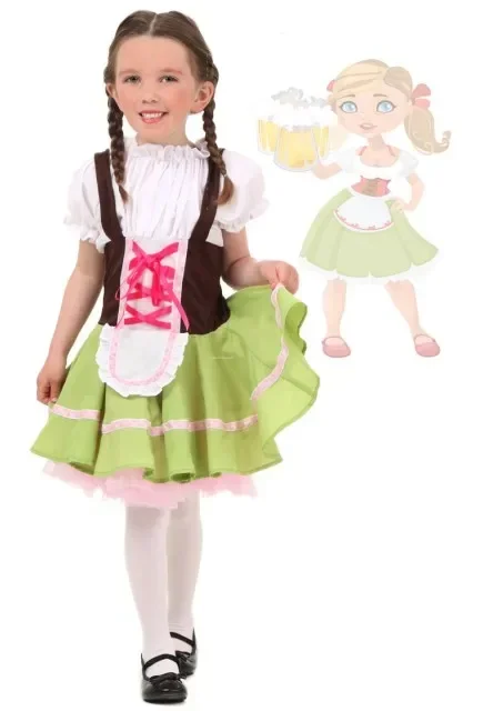 Детские подтяжки для мальчиков и девочек костюм Lederhosen Октоберфеста пивное