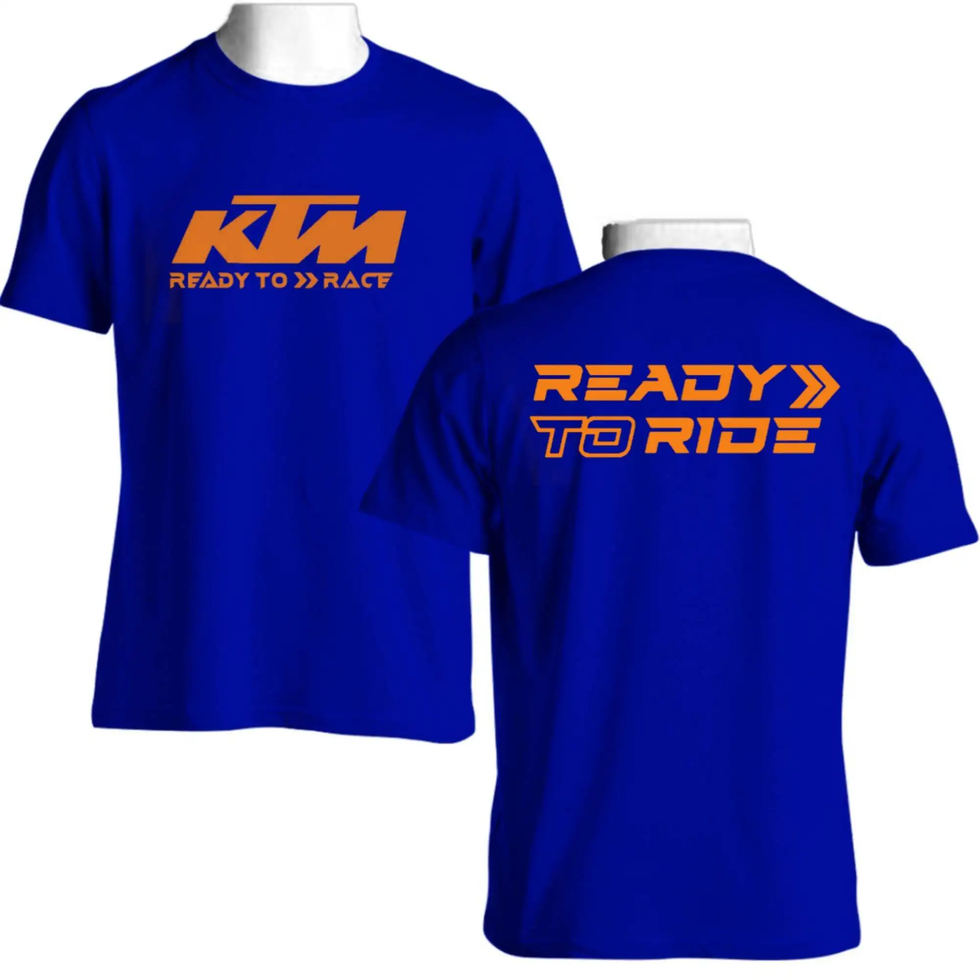 Фото Футболка KTM READY TO RACE, футболка с короткими рукавами для взрослых, летняя повседневная футболка из чистого хлопка №5