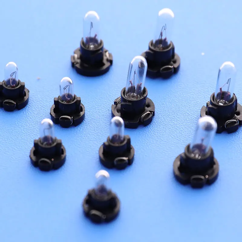 

5Pcs T3T4 Led Bulbs Car Interior Lights Wedge Dashboard Warming Indicator Lamp Auto Lamps 12V