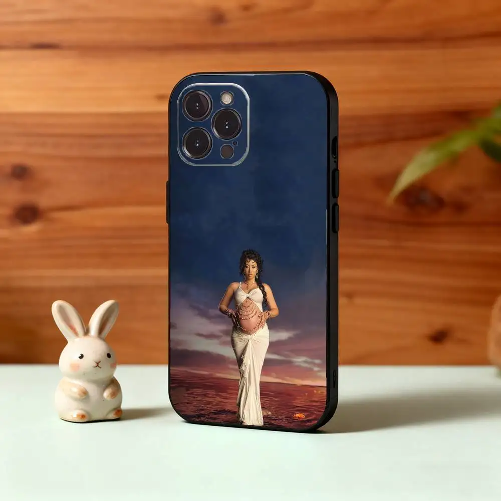 Фото Чехол для телефона K-Kali uchis S-Sincerely Singer для iPhone 17, 16, 15, 14, 13, 12 Plus, Pro Max, XS, 5G, мягкий силиконовый, черный №5