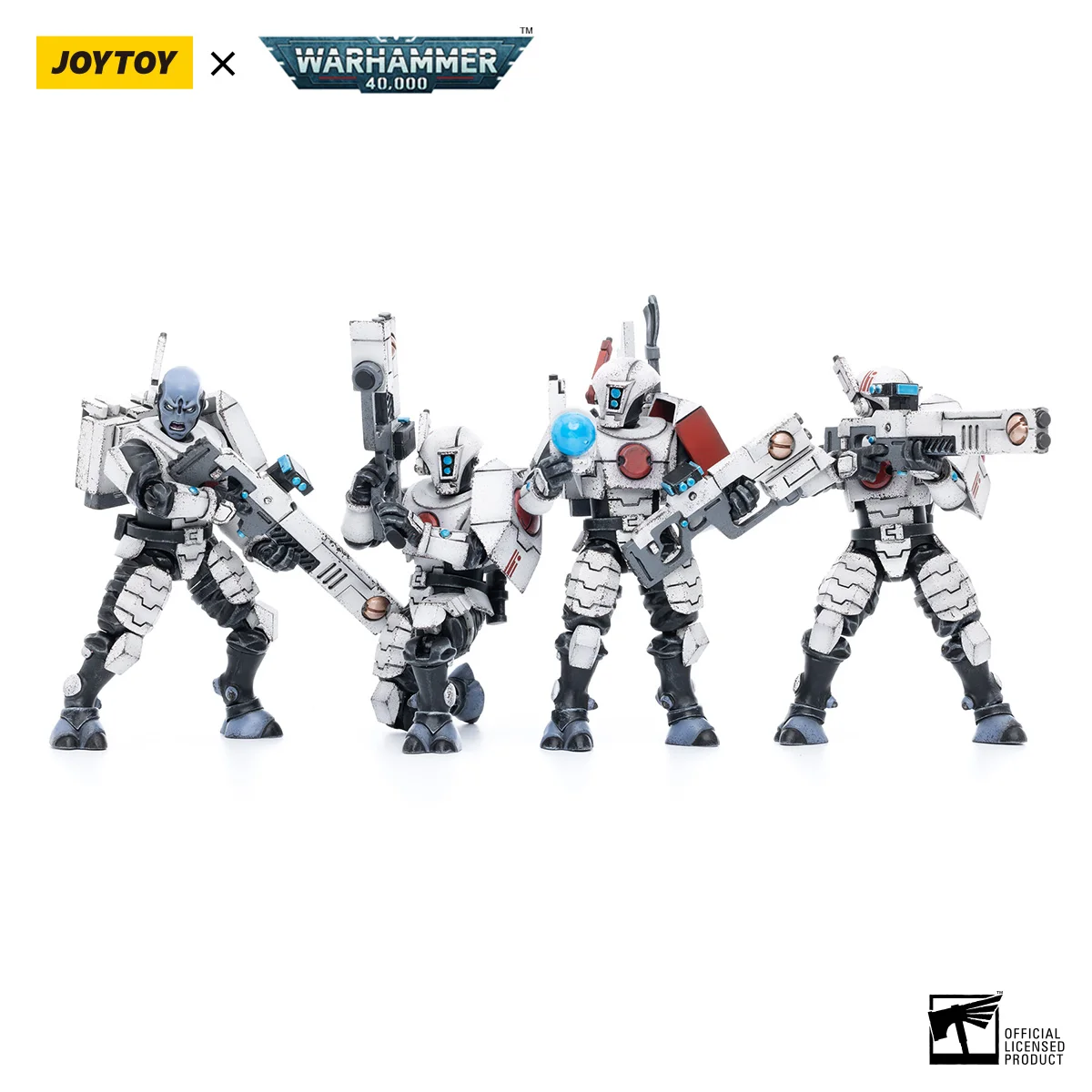 

Joytoy Warhammer 40K Mecha 1/18 Action Figures Model Toys T'au Empire Fire Warrior Set-of-4 Free Shipping