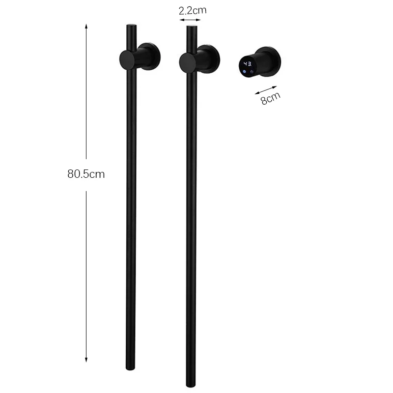 Электрическая грелка для полотенец со встроенным таймером 2 бара электрический