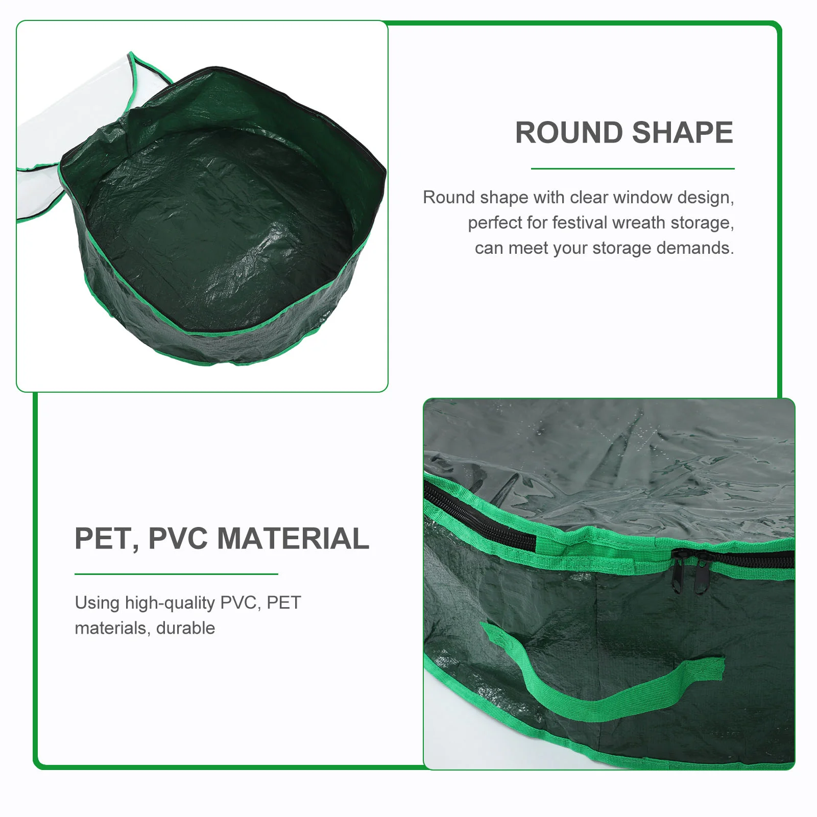 Сумки-тоут Рождественский венок Складная упаковка Подарочный складной
