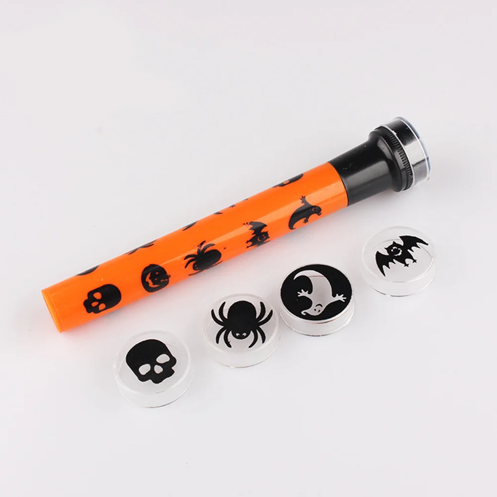 

Flashlight Pumpkin Lighting Haunted House KTV Scary Cartoon 5 Patterns Projector Prop Lamp