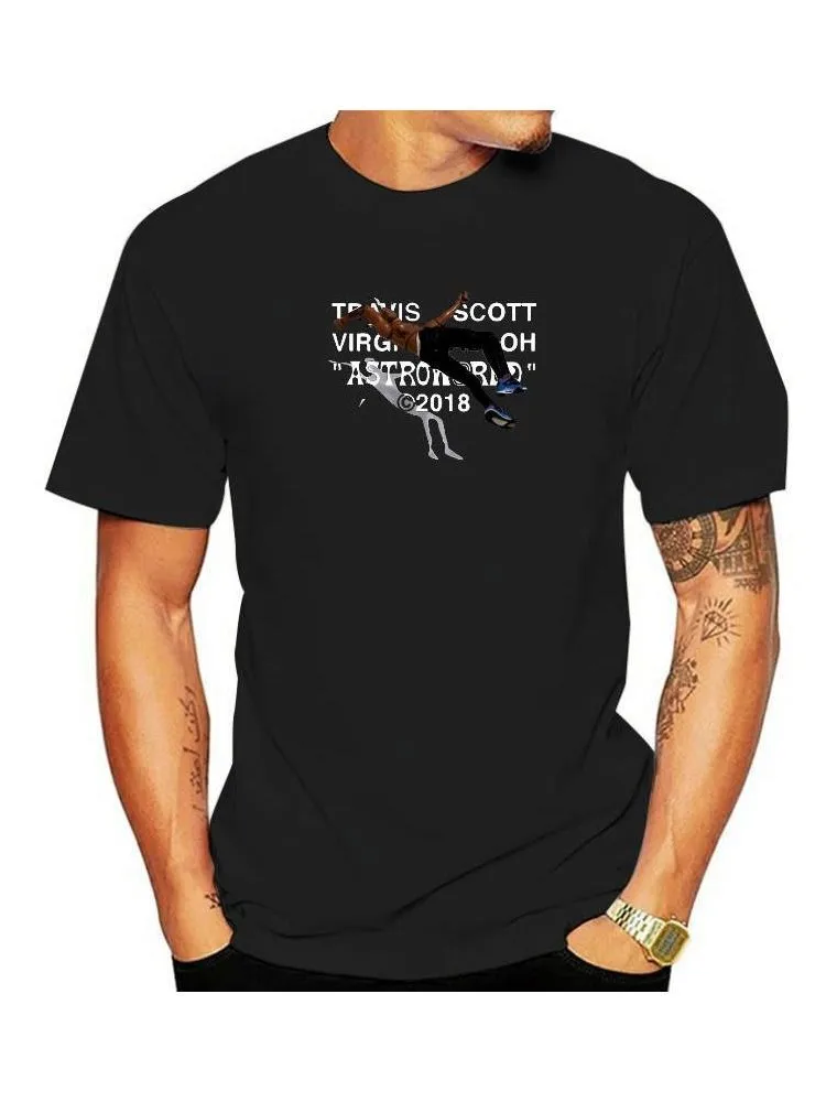 High Quality Travis Scott Cactus Jack x Fragment Design Co-brand Badge Logo  Letter Print Crew Neck Short T-Shirt - AliExpress