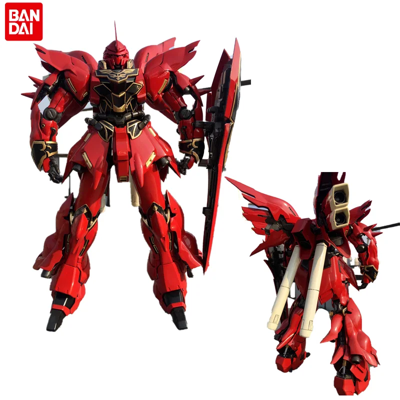 

Original Bandai Gundam Anime Figure MG 1/144 MSN-06S Sinanju GUNDAM Action Toy Figures Up To Assembly Model Anime Action Figures