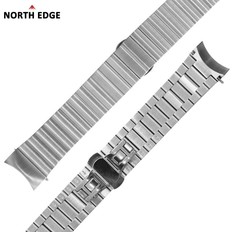 Фото NORTH EDGE Резиновый ремешок 24 мм/20 мм/22 мм Нейлоновый ремешок из нержавеющей стали Подходит для TRITON EVOQUE 2 GAVIA2 ALPS AK Cross fit 3 MARS №5