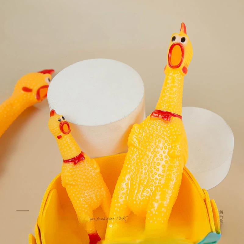 

Игрушка для собак, устойчивая к укусам, кричащая курица, щенок, игрушки, интерактивные щенки, товары для домашних животных, корги, товары для ...