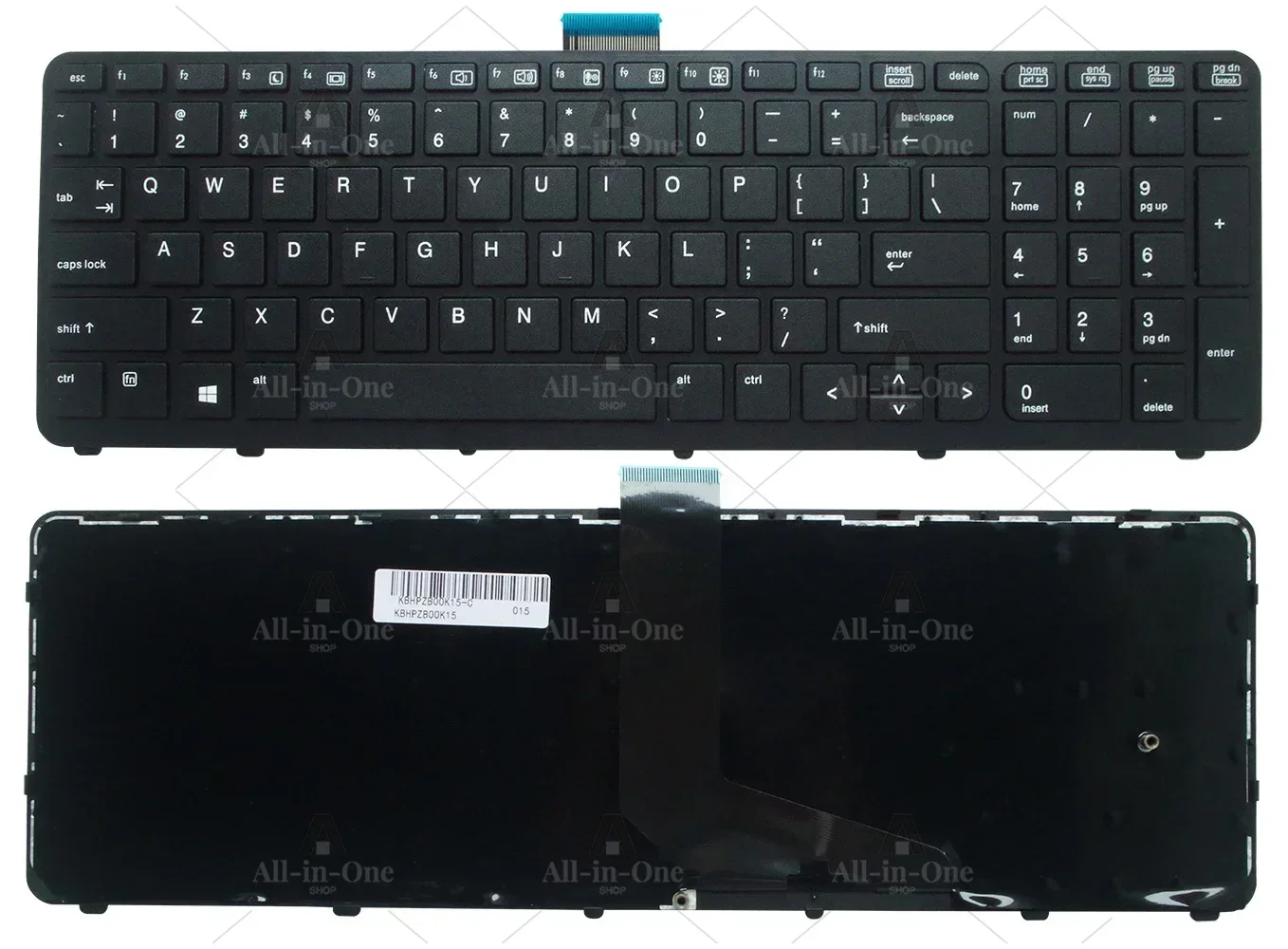 Новая клавиатура для ноутбука US Keyboard ZBOOK 15 17 G1 G2 PK130TK1A00 SK7123BL с подсветкой и трекпойнтом (art.: 3920da3cdf6cf) - 3920da3cdf6cf