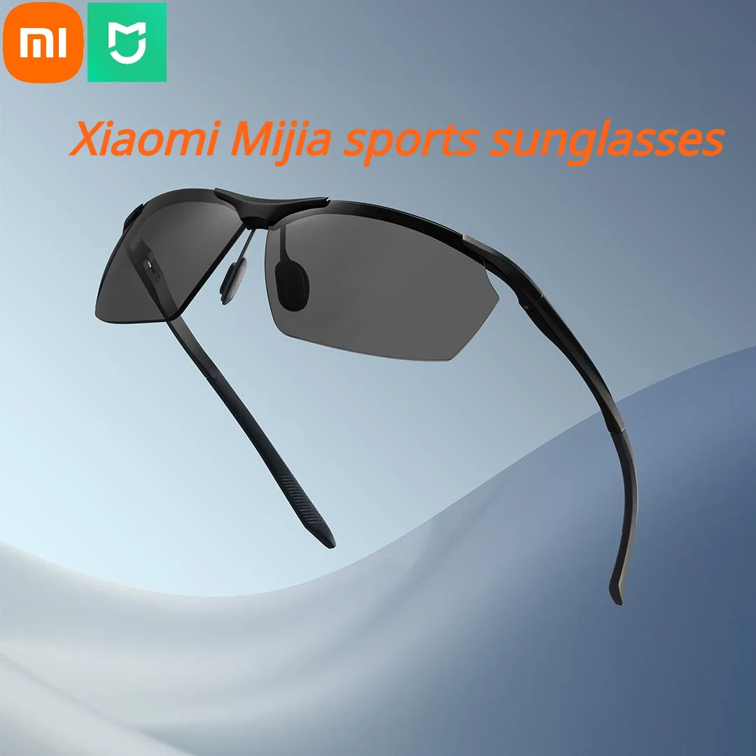 

Оригинальные новые спортивные солнцезащитные очки Xiaomi Mijia изогнутые нейлоновые поляризационные линзы высокой четкости Защита от УФ загряз...