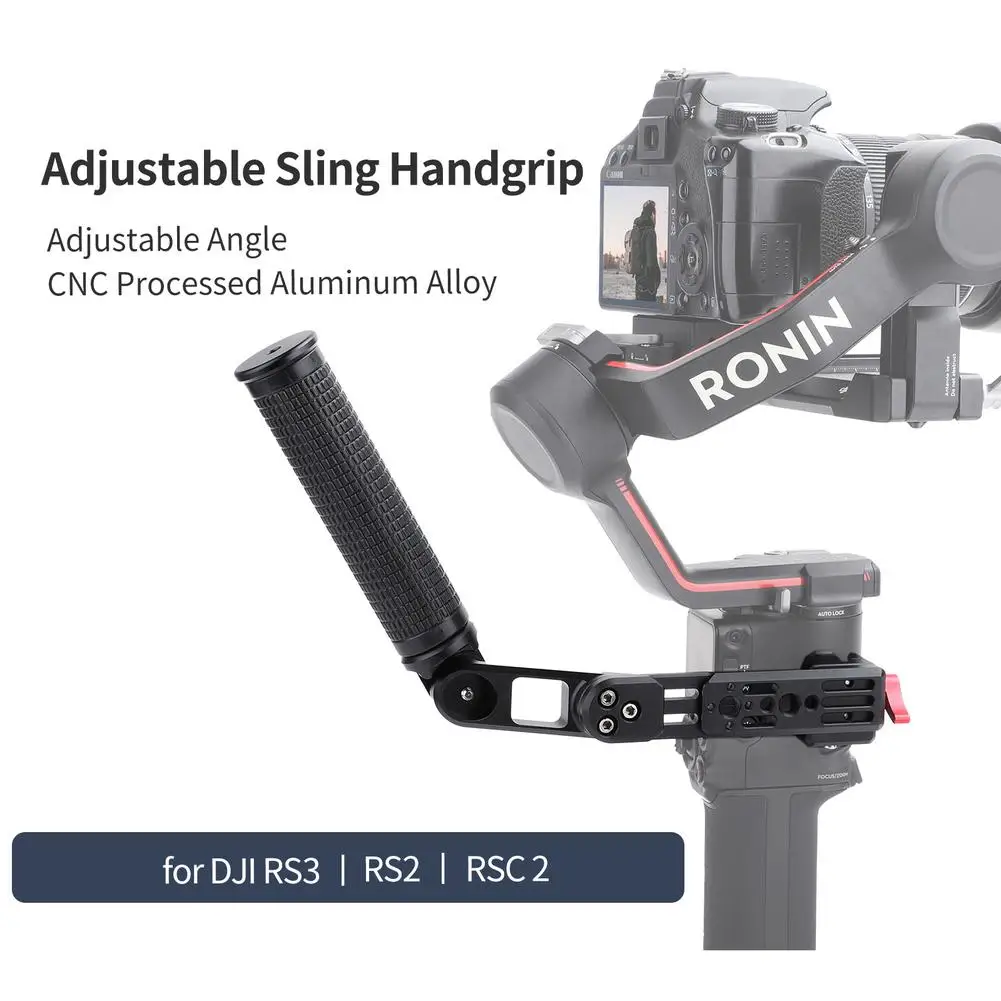 

Gimbal Stabilizer Handle Grip Adjustable Angle Handheld Extension Bracket Compatible For Ronin Rs3 Pro Rsc 2 Accessories