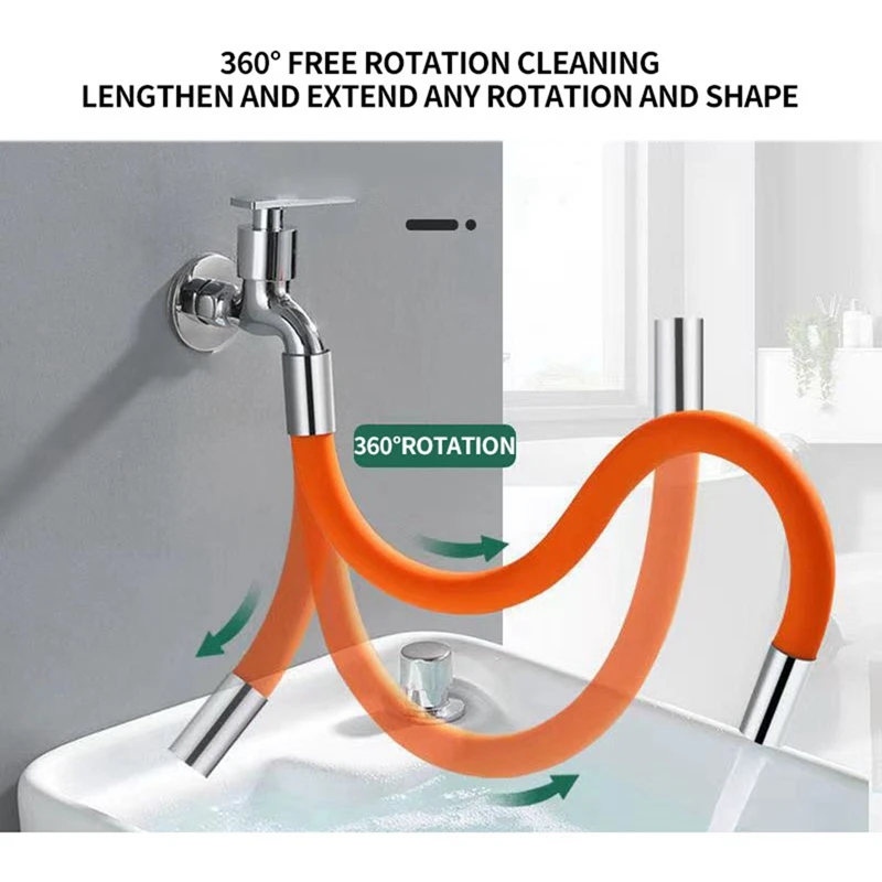 Аксессуары для кухонного смесителя Гибкая силиконовая труба Универсальный