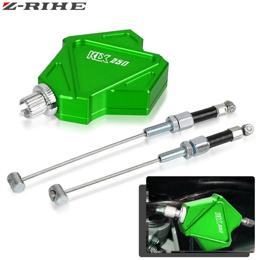 

Motorcycle CNC Aluminum Stunt Clutch Lever Easy Pull Cable System For Kawasaki KLX 250 KLX250 2000-2020 2019 2018 2017 2016 2015